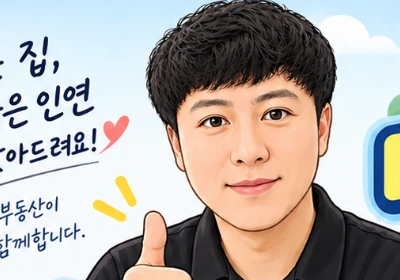 온동네부동산 캐리커처 안내 이미지